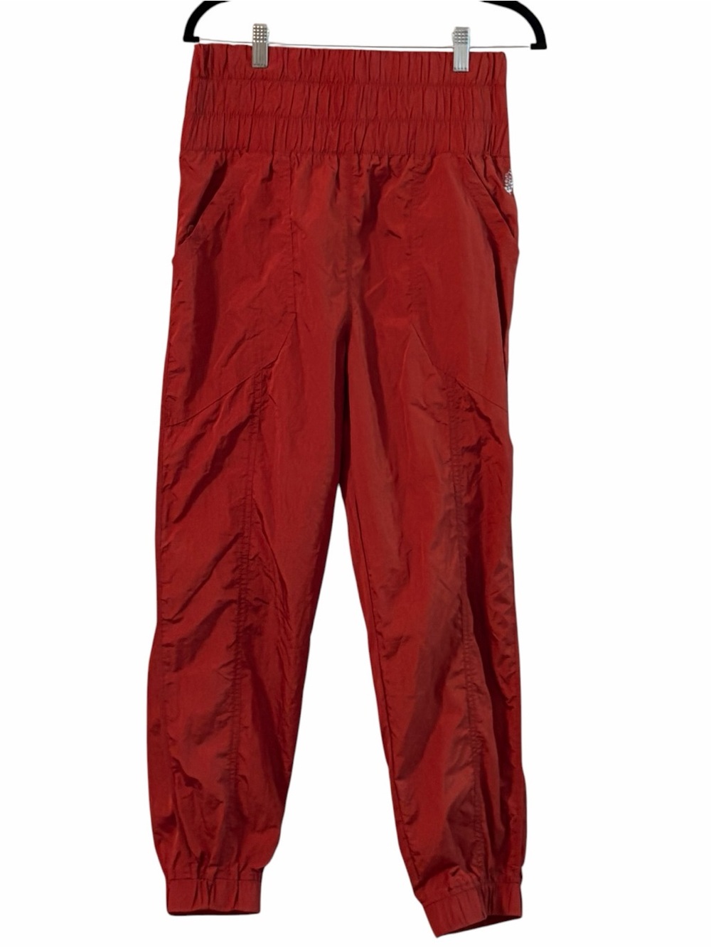 Free People Movement Burnt Orange Jogger Pants Women's M FP Movement Windbreaker